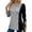 Gray, variant on Fouhkni Womens Long Sleeve Shirts Crewneck Color Block Side Buttons Tunic Tops Fall Fashion Sweaters