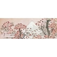 thumbnail image 3 of Hokusai 14x8 Black Modern Framed Museum Art Print Titled - Mount Fuji With Cherry Trees In Bloom 1800, 3 of 5