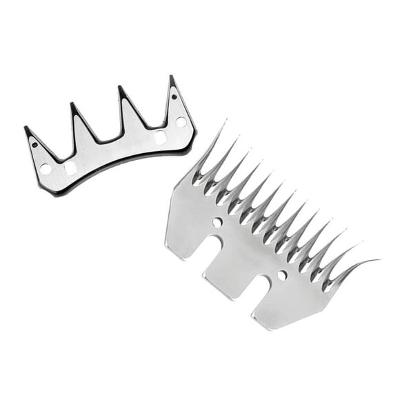 s de acero inoxidable para ovejas s eléctricas Parte Suministros para ganado s eléctricas de corte 13 dientes curvos Macarena Cuchillas para esquilar ovejas