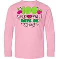 thumbnail image 3 of Inktastic One Hundred Super Sweet Days of School Long Sleeve Youth T-Shirt, 3 of 5