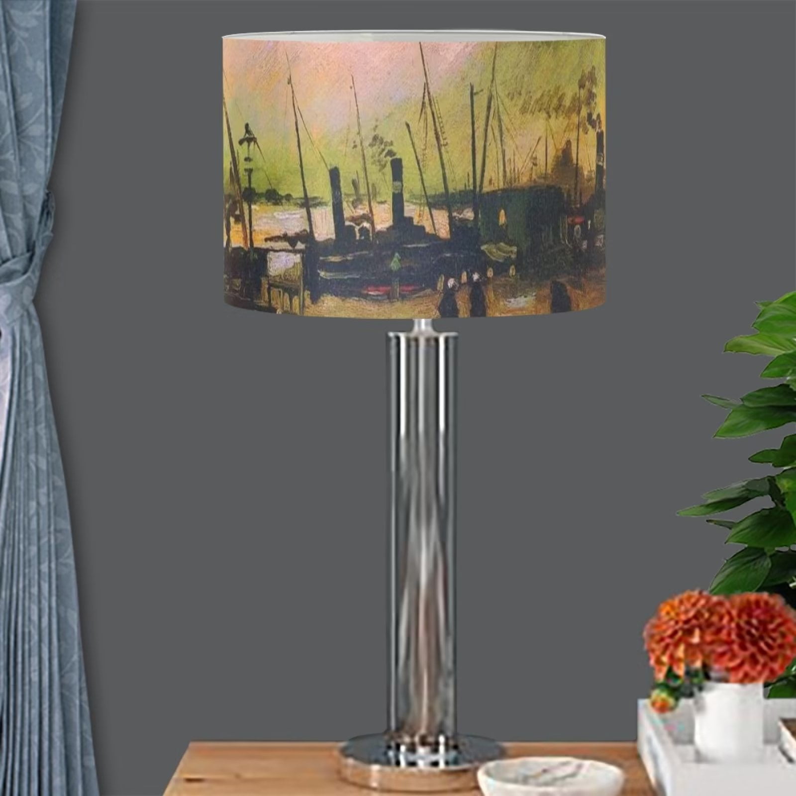NETILGEN Lampshade for Bedroom, Vincent van Gogh Lamp Shades Cover