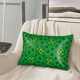 thumbnail image 6 of KLL St Patrick's Day5 Pattern Silk Pillowcase for Hair and Skin Standard Size 20"X 30" Soft Breathable Pillow Covers for Sleeping, 6 of 7