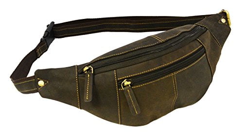 leather bum bag