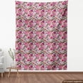 thumbnail image 4 of Ambesonne Floral Aquarelle Fabric by the Yard Upholstery, Art Romance Floral, 1 Yard, Pastel Pink Pale Pink, 4 of 5