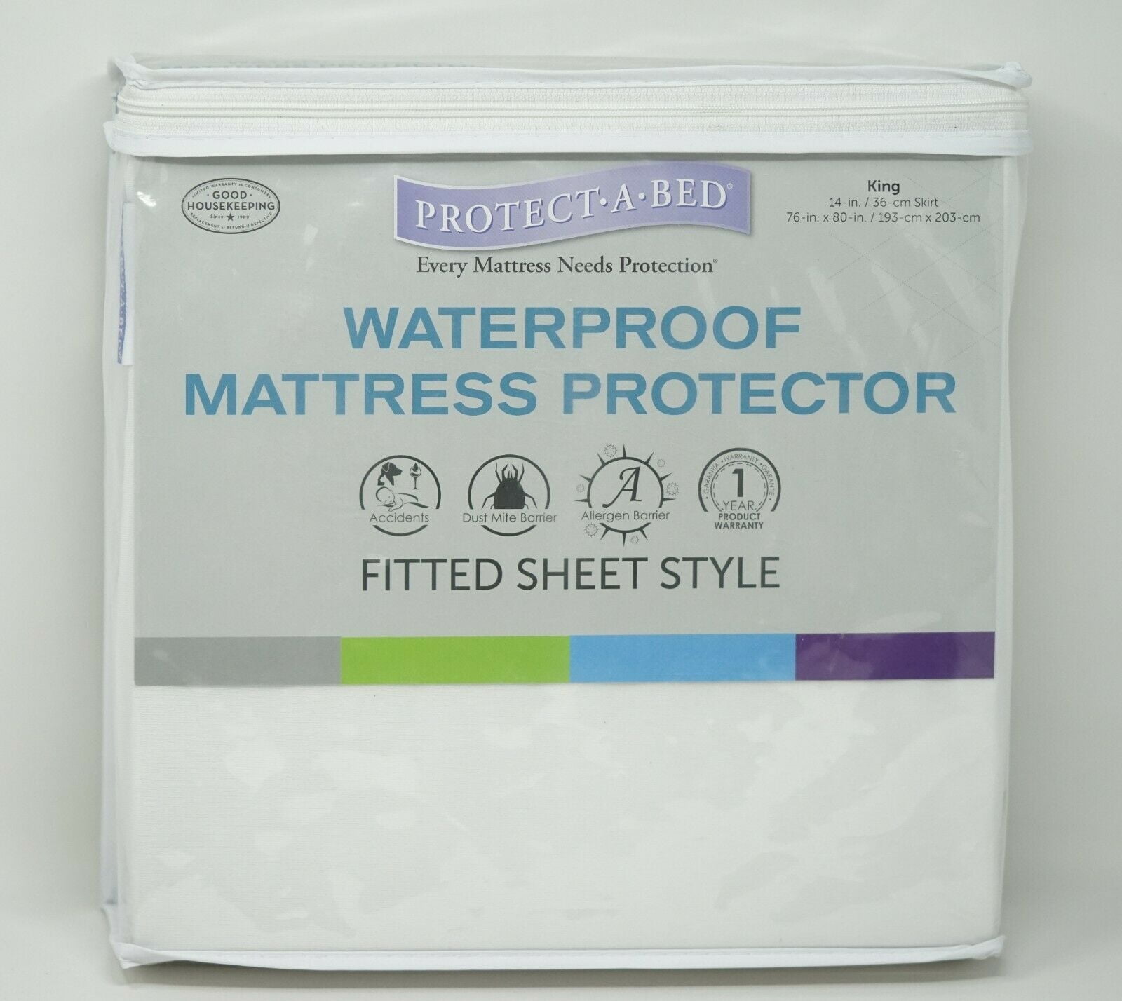 ProtectABed JerseyKnit Waterproof Mattress Protector KING