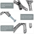 thumbnail image 3 of MasteelfCA 1 Set 8Pcs Door Knobs Durable Wardrobe Doorknob Useful Cupboard Handles, 3 of 8