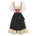 thumbnail image 3 of Jsaierl Womens Oktoberfest Dress Vintage Medieval Victorian Goth Plus Size Dresses Cosplay Costumes Party Steampunk Ball Gown Halloween Costumes, 3 of 10