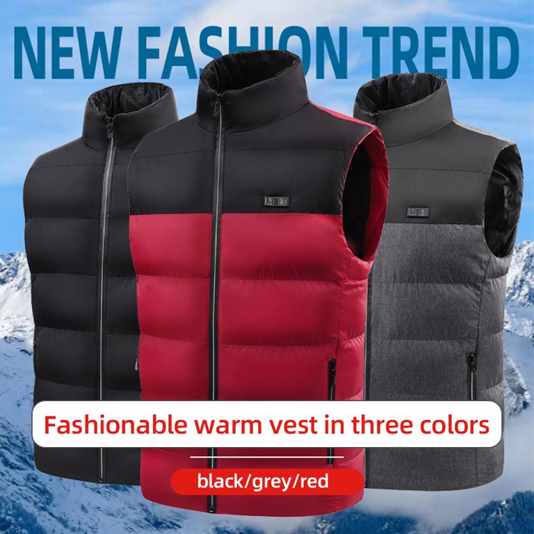 Winter Thermal Heated Vest,warm Electric Usb Jacket For Outdoor Fishing  Hunting Gear