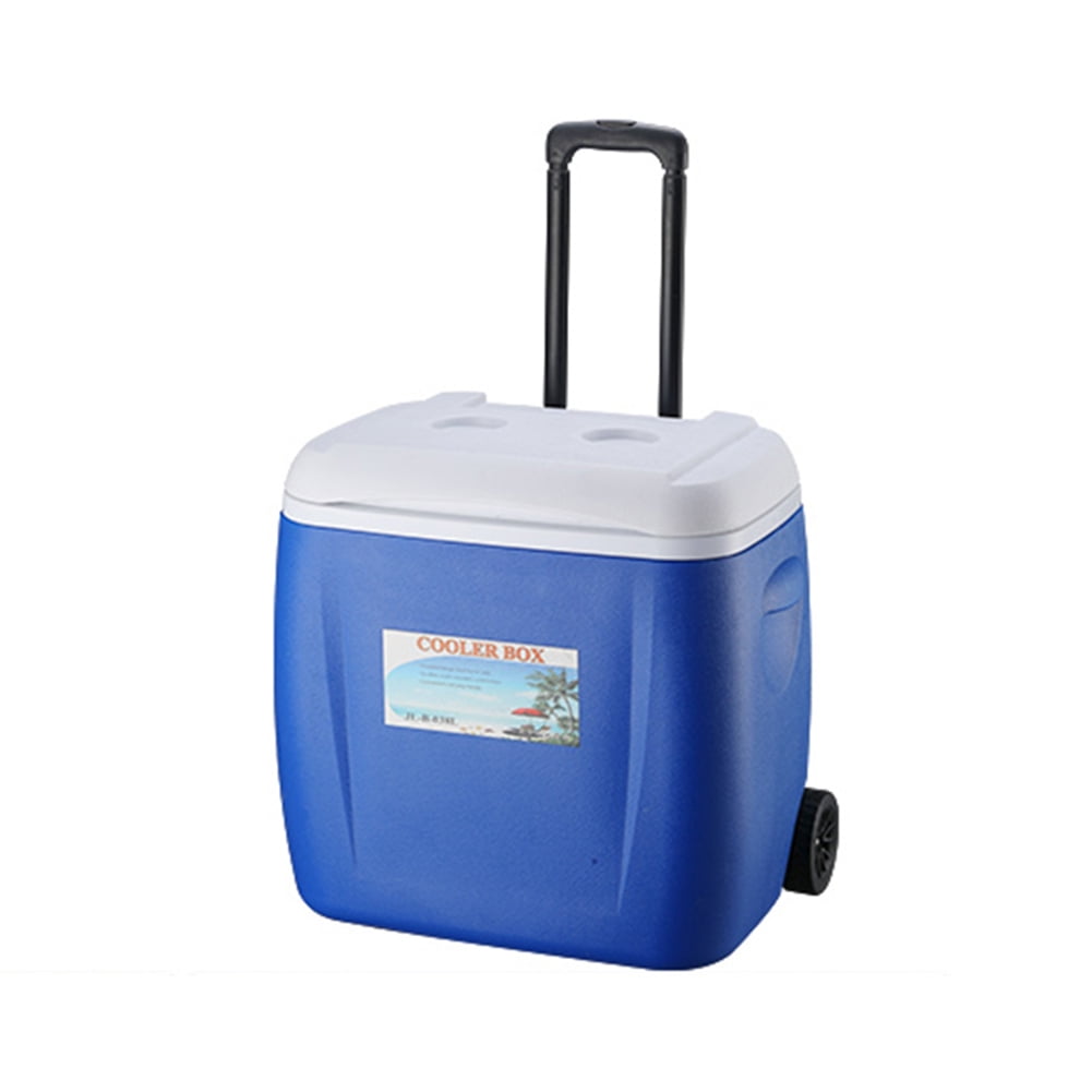 LeKing Outdoor Home Cooler with Wheels Drawbar PU Food Incubator