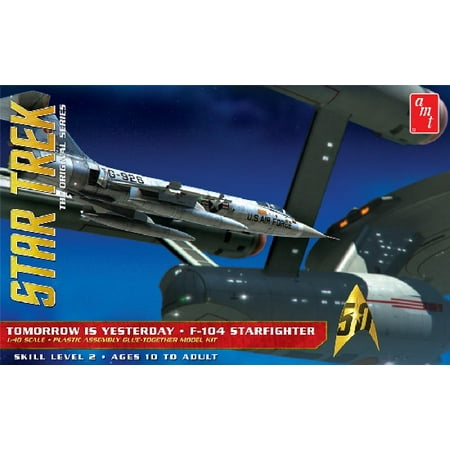 AMT 953 1:48 Star Trek F-104 Starfighter Plastic Model (Best Star Trek Model Kits)