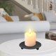 thumbnail image 3 of Portavelas de pilar, candelabro de Metal para mesa, vacaciones, comedor, velas, decoración de cena , Negro 7cmx1cm, 3 of 9