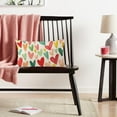 thumbnail image 5 of Valentines Day Pillow Cover 12x20 inch for Valentines Decorations Valentine Multicolor Love Hearts Lumbar Pillows Valentines Day Cushion Case Decoration for Sofa Couch, 5 of 6