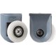 thumbnail image 3 of 23mm shower door roller, 8 pieces shower door roller, shower door pulley, bathroom door sliding roller, compatible with bathroom shower enclosure, 3 of 4