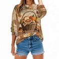thumbnail image 6 of VKOYWKM Sweatshirts for Women Trendy Thanksgiving Graphic Sweatshirts Crewneck Long Sleeve Fall Sweatshirt Vintage Thanksgiving Pullover Sweatshirts, 6 of 10