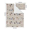 thumbnail image 5 of Cute Cartoon Dachshund Duvet Cover and Pillowcase Set for Single Bedding, Bedroom Accessories for Kids Teens, 5 of 5
