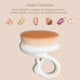 thumbnail image 2 of Makeup Brush, Kabuki Flat Top Swan Brush for Cream, Blending Liquid or Flawless Powder Cosmetics, Brochas De Maquillaje(White), 2 of 4
