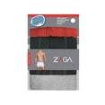 thumbnail image 2 of Bóxer Zaga para Hombre, Corto Microfibra Rojo Gris 2 Piezas Talla M, 2 of 4