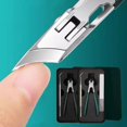 thumbnail image 2 of High-end Anti-Splash Slant Edge Nail Clipper Stainless Steel Eagle Beak Oblique Toe Nail Trimmers Ingrown Toenail Tools, 2 of 4