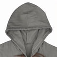 thumbnail image 2 of Men's 2-Piece Linen Outfit, Casual Hooded Button-Up Shirt and Drawstring Pants Set, 2 of 5
