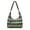 Beige Santa Lantern Sack, variant on Green Jolly Reindeer Quilted Hobo Bag for Women Cute Tote Shoulder Purse with Matching Charm, Front Pocket, Fits 13" Laptop, for Holiday Party, Winter Travel, Gift for Wife