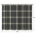 thumbnail image 5 of Brown Blue Checkerboard Checkered Pattern Shower Curtain 84"x72" ,Bathroom Decorative Shower Curtains Set with 12 Hooks,Modern Waterproof Washable Shower Curtain, 5 of 6
