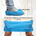 thumbnail image 3 of Frontline Protective Boot & Shoe Covers, Anti-Slip, Durable, Non-Woven Booties, 100 Pack, Blue, XL, 100 Count, 3 of 7