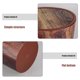 thumbnail image 3 of OUNONA Para Basura Con Color Marrón Claro Ideal Para Y Oficina Farmhouse, 3 of 6