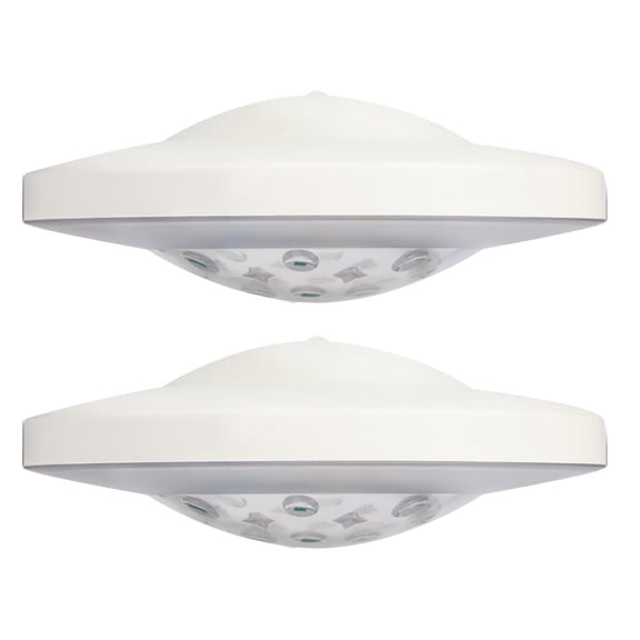 OIUR 2 Pcs Floating Pool Lights IP67 Waterproof RGB Upper And Lower Color Changing Pool Lights 8 Dynamic Lighting Effects Pool Lights for Hot Tub Spa Pond