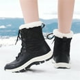 thumbnail image 4 of YOURDIARY Women's Winter Snow Boots Waterproof Warm Faux Fur Lined Outdoor Walking Shoes, 4 of 8