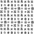 thumbnail image 2 of CafePress - West Africa Adinkra Symbols - Unique Fabric Shower Curtain 70" x 72", 2 of 3