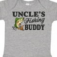 thumbnail image 4 of Inktastic Uncle's Fishing Buddy Boys Baby Bodysuit, 4 of 5
