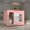Pink, variant on Spaco Compact Home Safe with Dual Access, Key & Custom Password Lock, 0.23 cu ft Mini Security Cabinet for Cash, Cards, Documents, Travel & Office Use, Black