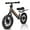Black, variant on WLRETMCI Toddler Balance Bicycle for Boys Girls Age 2 to 5 Years 12 inch Kids Balance Bikes for Toddlers Training Birthday Chrismas Gifts, Black