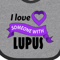 thumbnail image 4 of Inktastic I Love Someone with Lupus Boys or Girls Baby Bib, 4 of 4