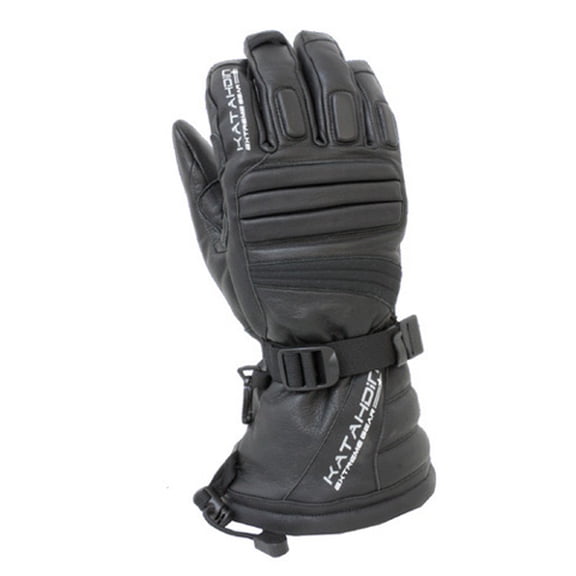 Katahdin Gear Torque Leather Snowmobile Glove, Black-4Xl