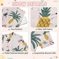 thumbnail image 4 of FORMRS Niños Short Sleeve Top and Pants Pajama Set Unisex Satin 2-Piece Sleepwear, Sizes 5-6Y, Flamingo Pattern, 4 of 8