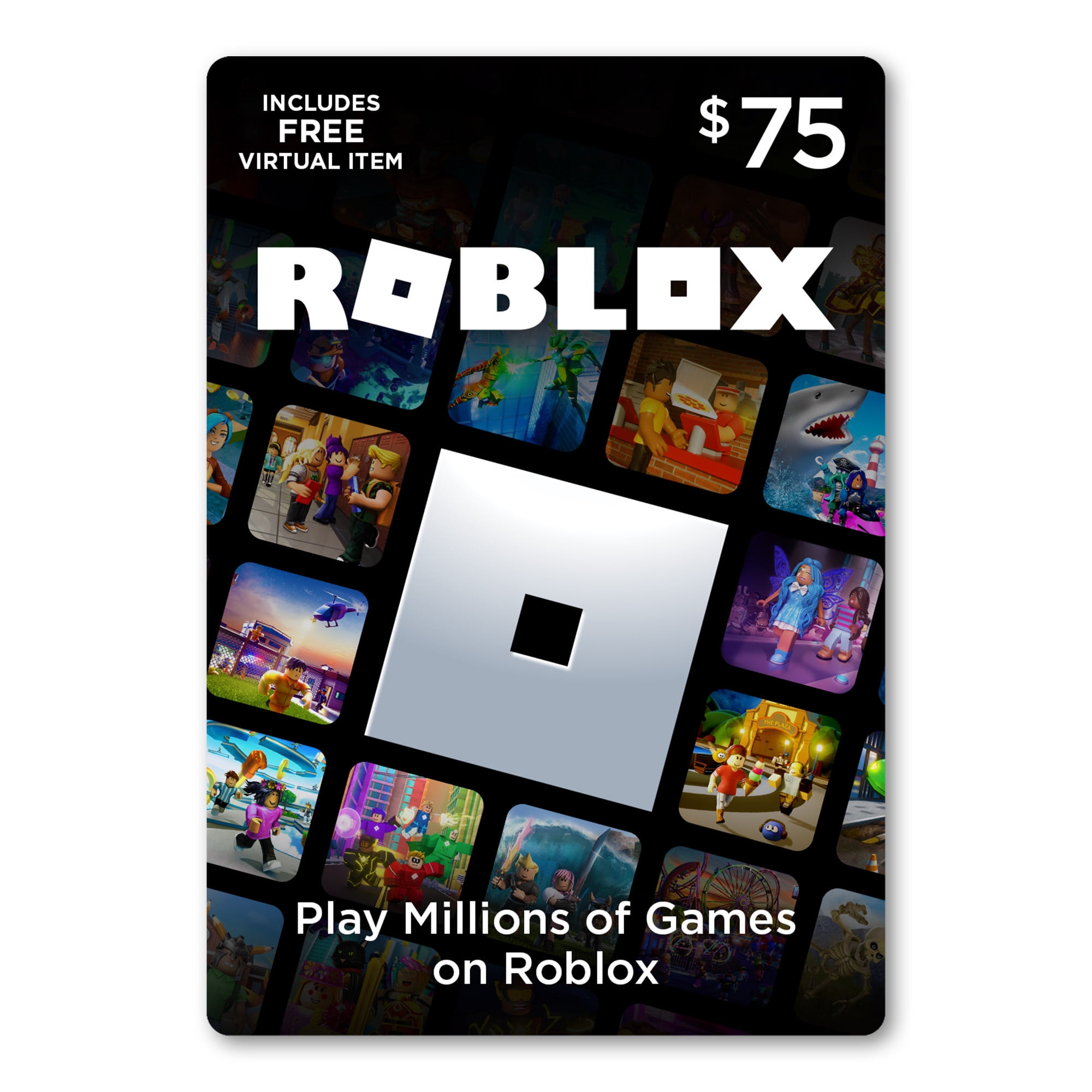Roblox 75 Digital Gift Card Includes Exclusive Virtual Item Digital Download Walmart Com Walmart Com - item owned roblox