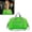 Light Green, variant on Lightweight Foldable Gym Duffle Bag with Separate Shoe Compartment Water Bottle Pocket Detachable Strap for Travel Sports Weekend Trip,Black