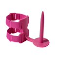 thumbnail image 2 of Portable Arm Yarn Holder, Wearable Rotating Yarn Spinner, Adjustable Double Strap Plastic Stand for Crocheting and Knitting, 1 Pc, 2 of 5