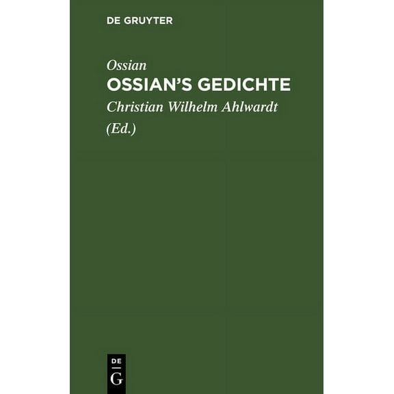Ossian's Gedichte, (Hardcover)