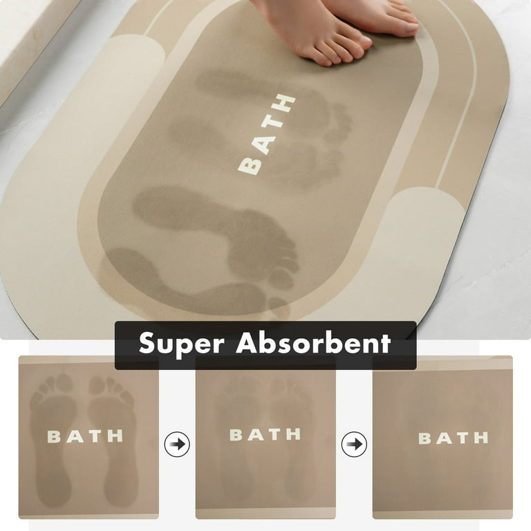 SIXHOME Bath Mat Rug Super Absorbent Bath Mats for Bathroom 17x28