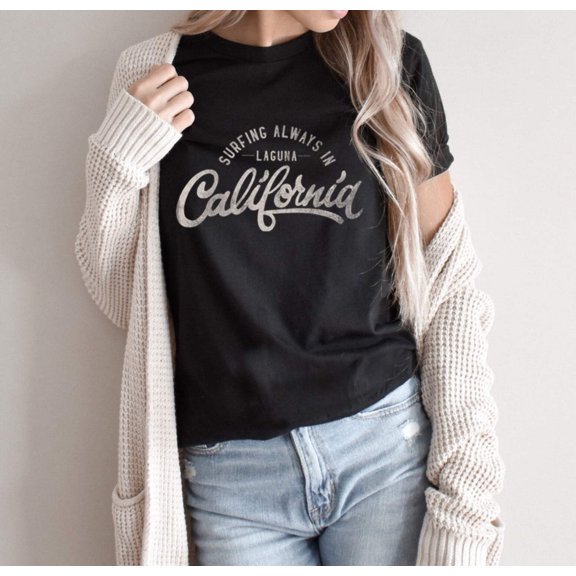 SURFING ALWAYS IN CALIFORNIA Short sleeve Tees