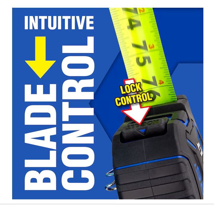 Kobalt Lock Control 25-ft Tape Measure