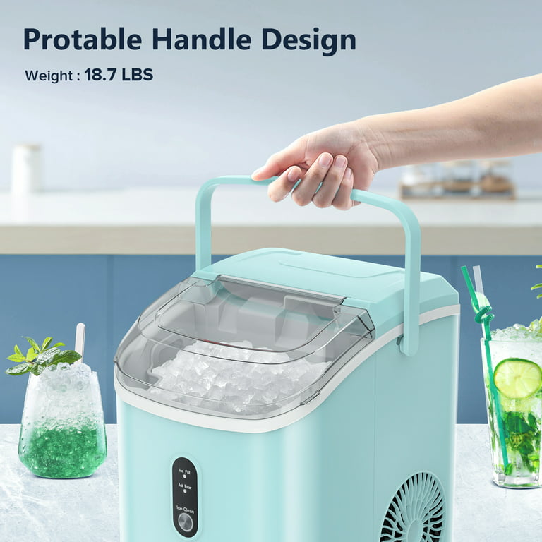 Freezimer Dreamice X3 | Nugget Ice Maker Machine Countertop Sonic Ice Kid  Friendly | Pebble Ice Maker Chewable Soft Ice | Self Cleaning Pellet Ice