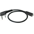 thumbnail image 3 of Intercoms Adapter Wire For K Style 2Pin Radios Supports 3.5mm Earphones Headset, 3 of 9