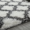 thumbnail image 2 of Fluffy Bedroom Rugs Geometric Design Shaggy Area Rug For Girls Baby Room Kids Living Room Home Decor Floor Carpet, 2 of 4