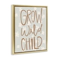 thumbnail image 4 of Grow Wild Child Flowers Gold Framed Floater Canvas Wall Art, design by Katie Griggs, 4 of 10