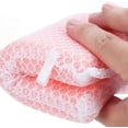 thumbnail image 6 of Mesh Scouring Sponge, Net Sponges for Kitchen, Sponge Scrubber Scouring Pad, NOGIS Individually Wrapped Sponge Kitchen Dishwashing Sponge for Travel Apartments Household Cleaning (5 Pack), 6 of 7