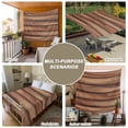 thumbnail image 6 of Western Barn Door Tapestry for Bedroom Wall Hanging Tapestry, Country Farmhouses Wooden Grain Brown Ceiling Backdrop Tapestries Poster Blanket Wall Decor for Teens Room Living Room Dorm 59" x 79", 6 of 8
