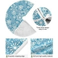 thumbnail image 2 of FMSHPON Christmas Snowflakes Xmas Christmas Tree Skirt Stand Mat for Holiday Party Decoration Indoor Outdoor 36 inches, 2 of 6